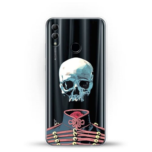 фото Силиконовый чехол череп на honor 10 lite andy & paul