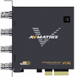 Плата видеозахвата AVMATRIX VC41 4CH 3G-SDI PCIE