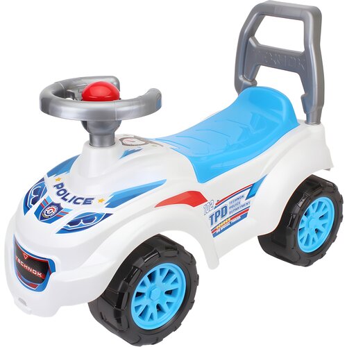 Автомобиль для прогулок Полиция Технок каталка для малышей толокар max нагрузка 20 кг 67х46х29 см 2990₽