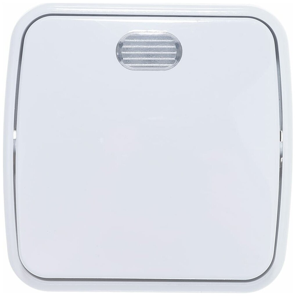 фото Выключатель 1-кл. ОП Электра 10А IP20 с подсветкой бел. Союз