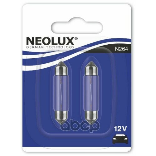 Лампа 12V C5w 10W Sv8,5-8 Neolux Standart 2 Шт. Блистер N264-02B Neolux арт. N264-02B