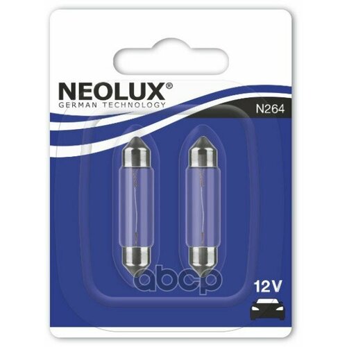 Лампа 12V C5w 10W Sv8,5-8 Neolux Standart 2 Шт. Блистер N264-02B Neolux арт. N264-02B