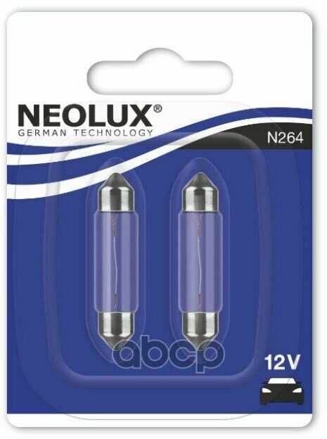Лампа 10W 12V Sv8.5-810Xbli2 Neolx (Двойной Блистер) Neolux арт. N264-02B