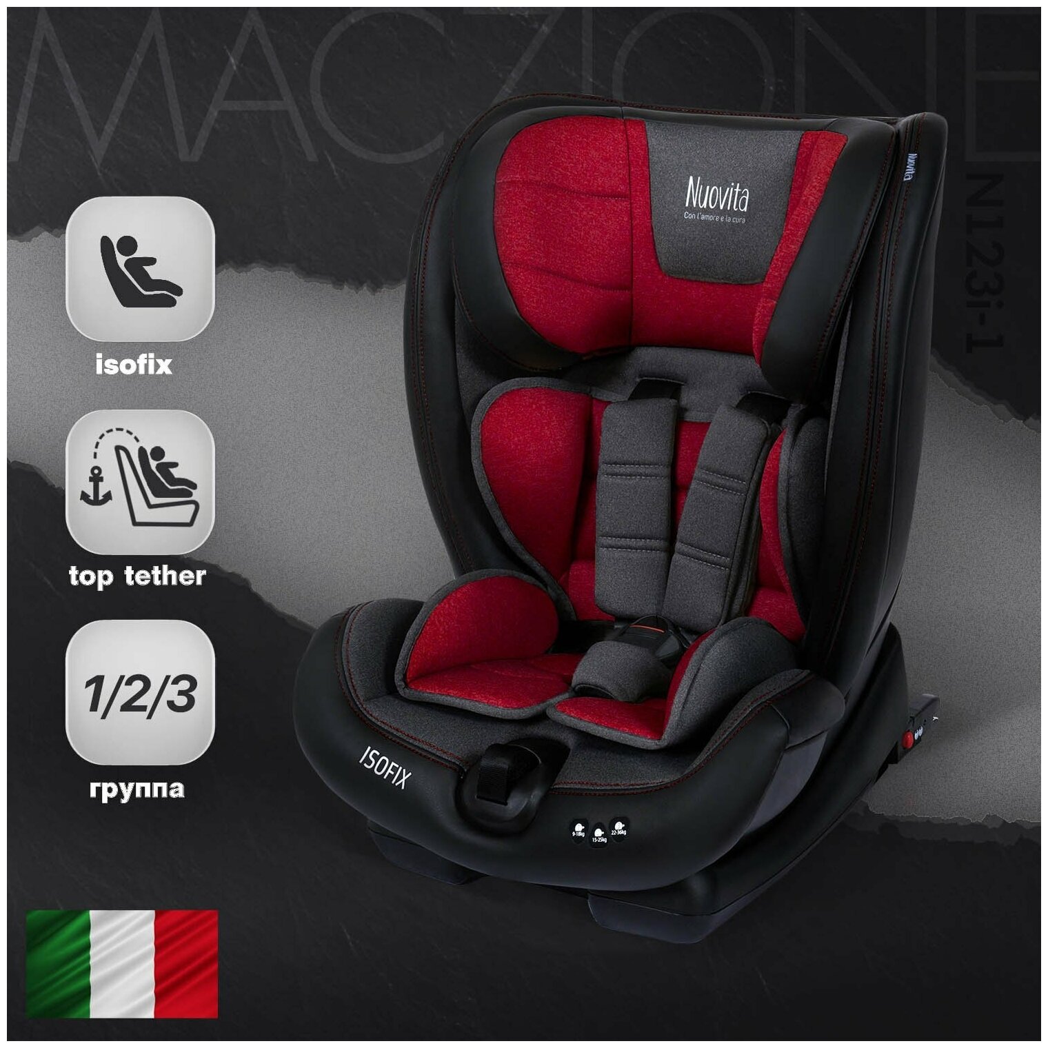 Автокресло Nuovita Maczione N123i-1