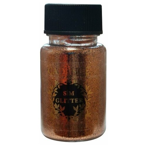 сухие блестки для детского творчества Блестки Cadence Glitter Powder 45 ml, Copper-07