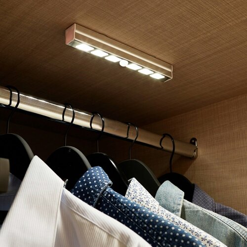 Светильник светодиодный Inspire Merida на батарейках датчик движения цвет серый 935₽