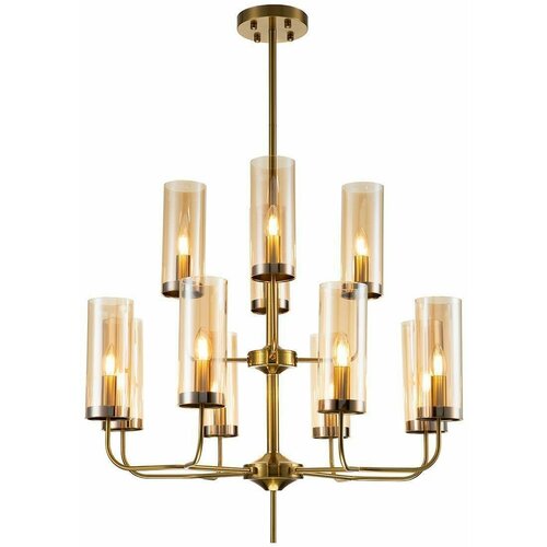 Подвесная люстра Indigo Balletto 13014/12R Brass V000254