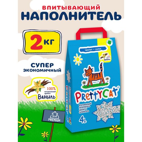 Впитывающий наполнитель PrettyCat Aroma Fruit, 4л, 1 шт.