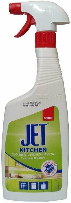 Чистящая пена для мытья кухни Sano JET Power Kitchen cleaner 750 мл - фото №3