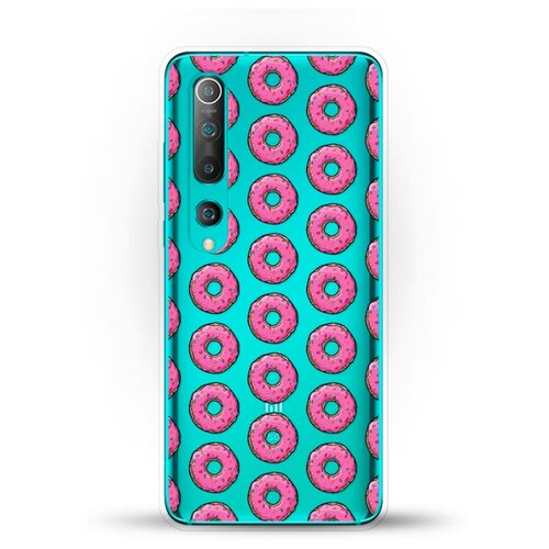 фото Силиконовый чехол пончики на xiaomi mi 10 andy & paul