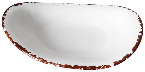 Борисовская керамика Тарелка barchetta profondo ФРФ88807740 7 см белый 31.5 см 23 см