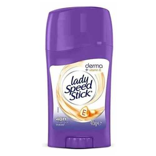 Дезодорант-антиперспирант стик женский LADY SPEED STICK Derma + vitamin E 45 гр.