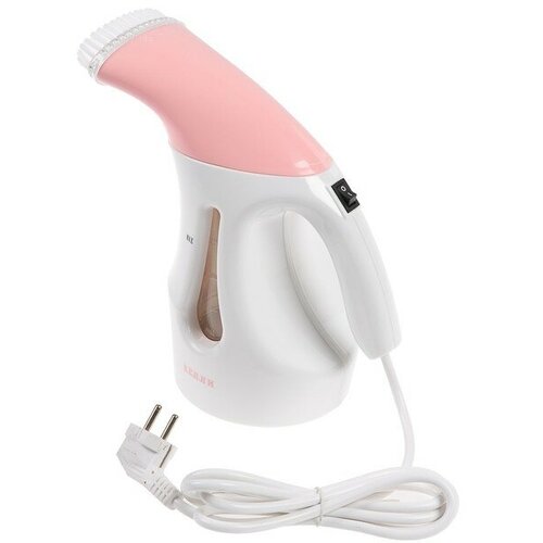 Отпариватель KELLI KL-312 ручной 1800 Вт 500 мл насадка чайник бело-розовый 353600₽