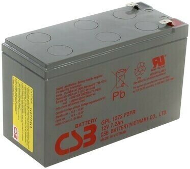 Батарея CSB GPL1272 F2FR 12V/7.2AH увеличенный срок службы до 10 лет - фото №8