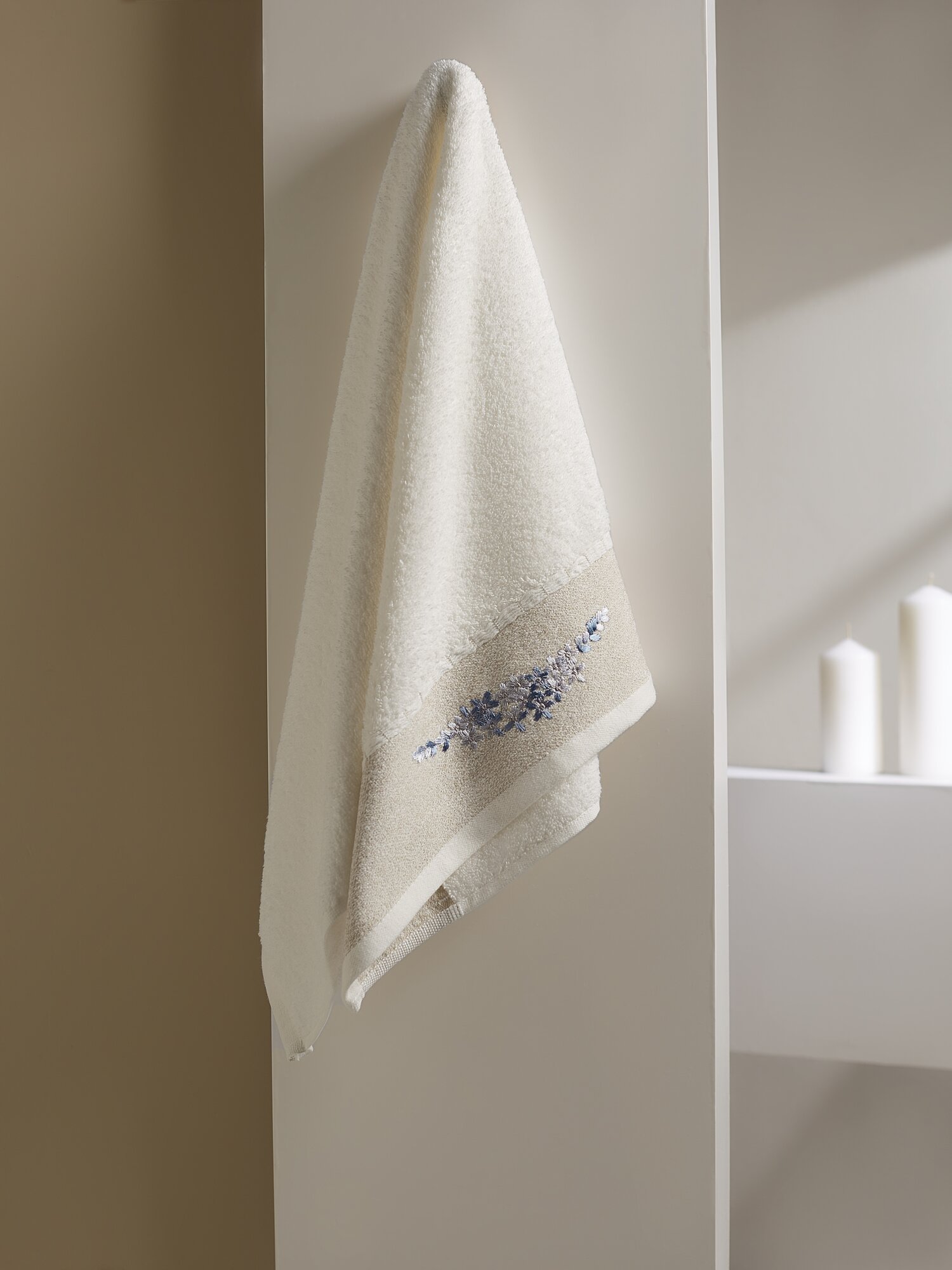 Полотенце Linens Cynthia, 50x85см, кремовый
