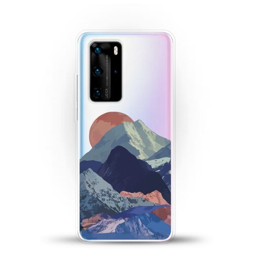 фото Силиконовый чехол горы на huawei p40 pro andy & paul