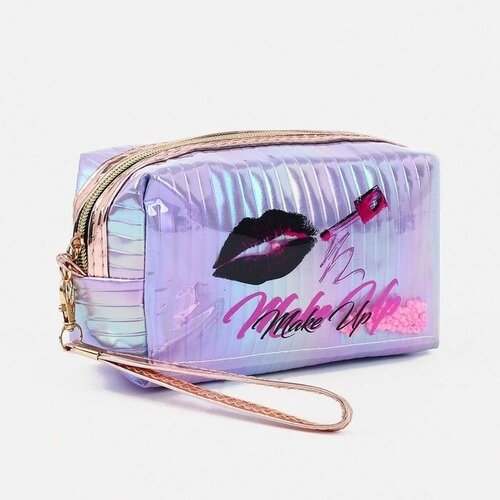 фото Косметичка 10х10, , сиреневый нет бренда