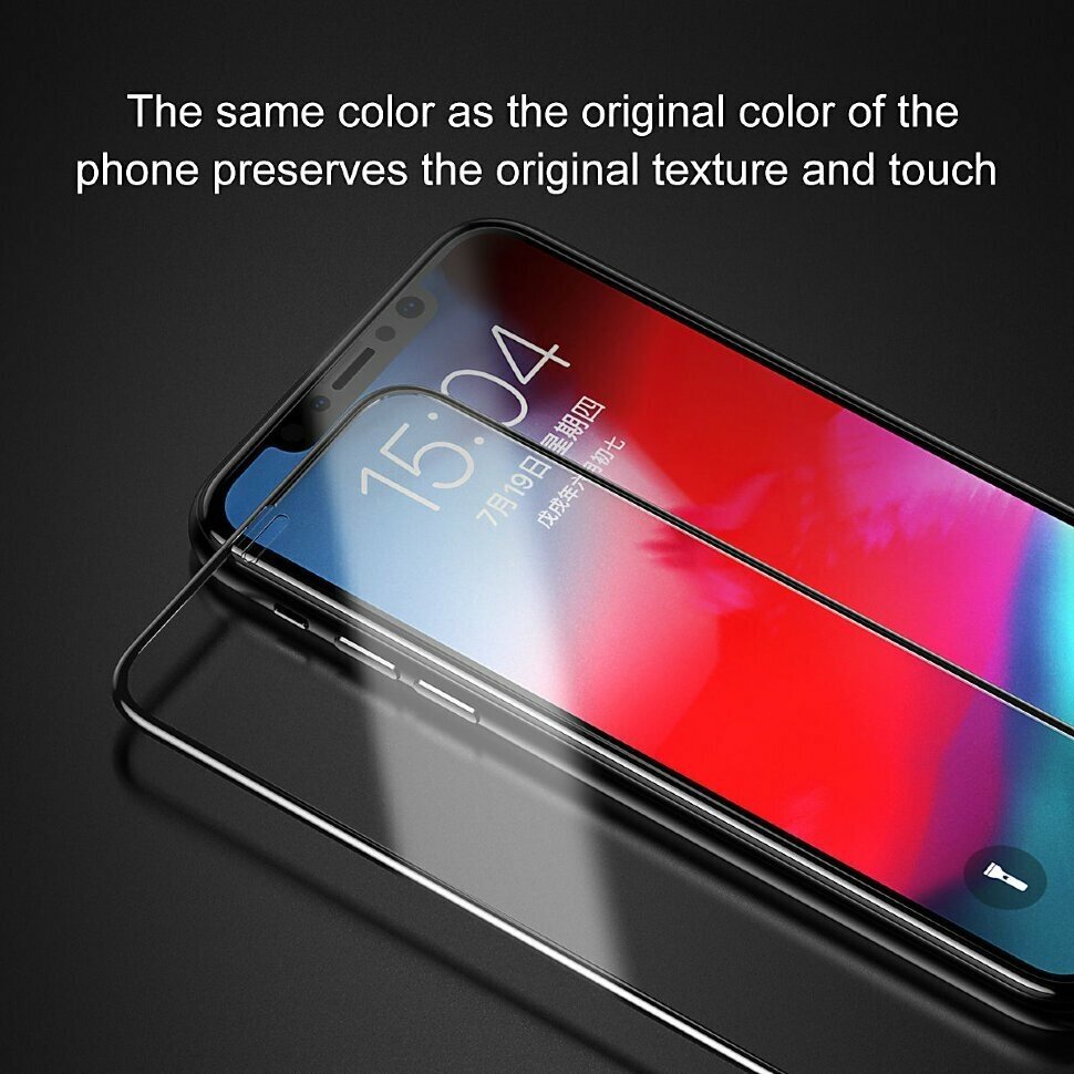 Комплект защитных стекол Baseus (SGAPIPH65-TZ01) для iPhone Xs Max (Black) - фото №15