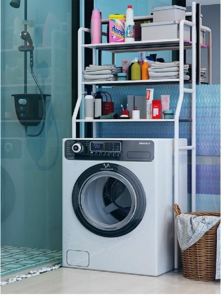 фото Стеллаж для ванной комнаты