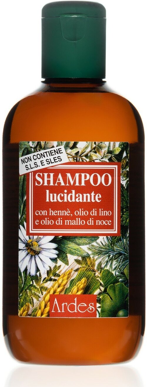 Ardes Шампунь для блеска волос. Shampoo lucidante, 250 мл. Италия