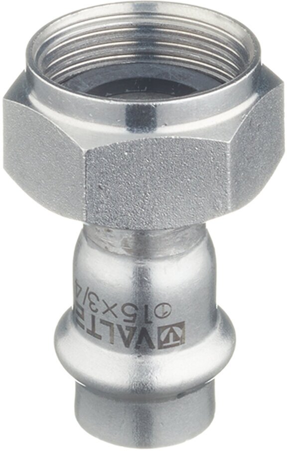 Пресс-фитинг из нержавеющей стали Valtec НГ 15 мм х 3/4" - фото №11