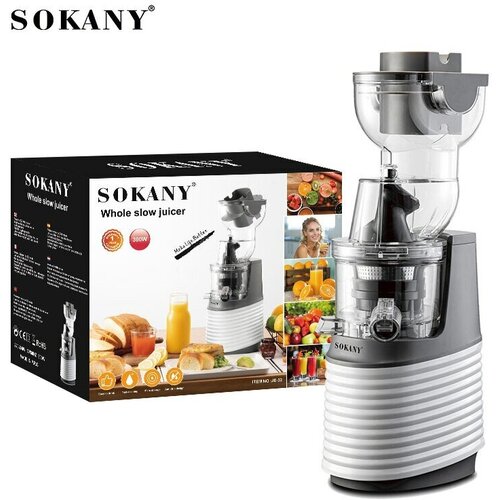 Соковыжималка электрическая JE-32 шнековаязащита от перегрева300 ВТдоля сока 90белый-серый 1425900₽