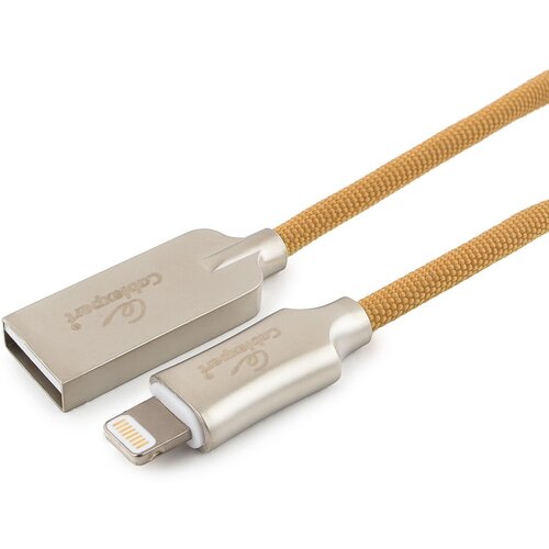 Кабель Cablexpert Platinum USB - Lightning (CC-P-APUSB02), 1 м, золотистый кабель cablexpert platinum usb lightning cc p apusb02 1 м золотистый