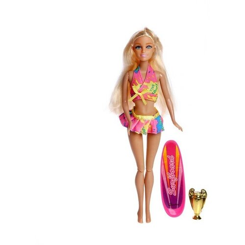 Кукла-модель «Ксения на отдыхе» шарнирная, с аксессуарами, микс кукла модель шарнирная синтия на отдыхе с малышкой и аксессуарами микс 6974552