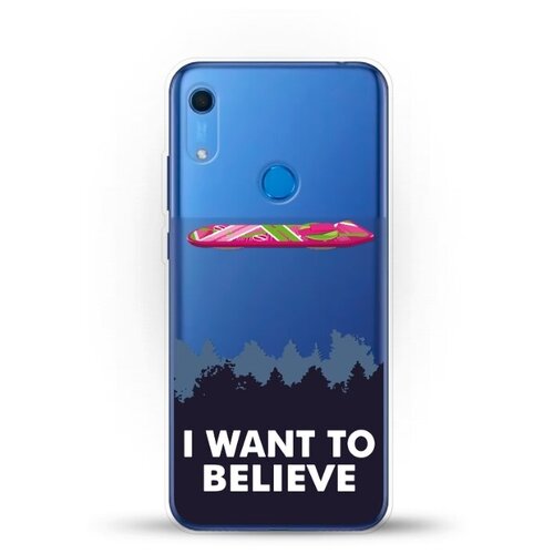фото Силиконовый чехол i want to believe на huawei y6s andy & paul