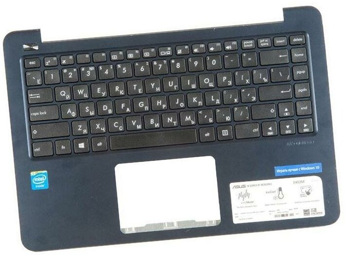 Клавиатура (keyboard) для ноутбука Asus E402MA, E402SA с топкейсом, 13NL0033AP0301