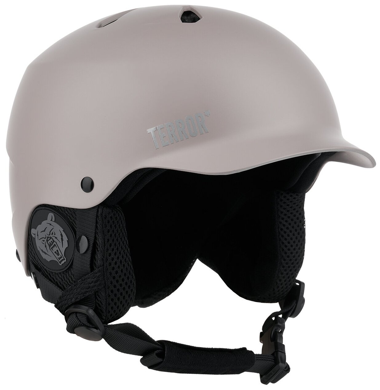 Шлем сноубордический, горнолыжный Terror Snow - freedom helmet grey, размер L (59см-62см)