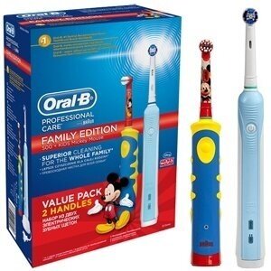 Электрическая зубная щетка ORAL-B Professional Care 500 + Kids белый - фото №12