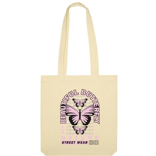 фото Сумка шоппер us basic, бежевый