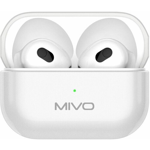 Беспроводные наушники MIVO MT-13 Bluetooth 53 с микрофоном IOS Android Siri белые 1539₽