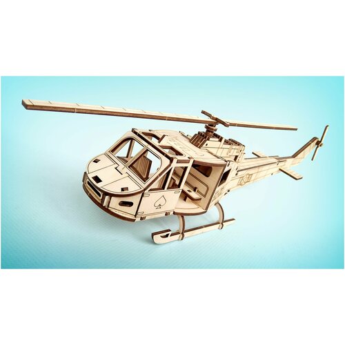 Военный вертолет UH-1 - 36х7х10,5 см