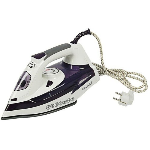 Galaxy Утюг Galaxy GL 6106 2200 Вт керамическая подошва вертикальное отпаривание белый 831600₽
