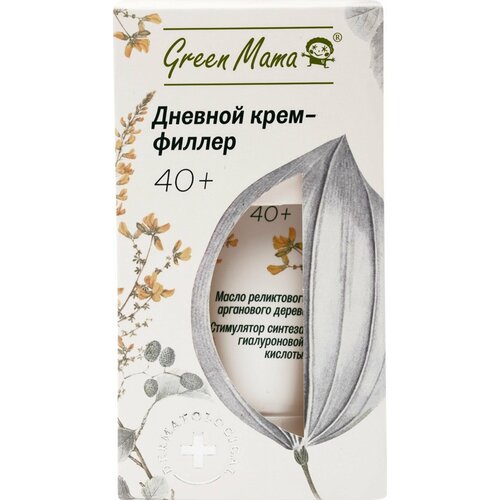 Крем дневной для лица GREEN MAMA с маслом арганового дерева 40+, 50мл - 2 шт.