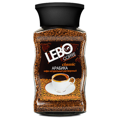 Кофе растворимый Lebo Classic 100г с/б кристаллизованный