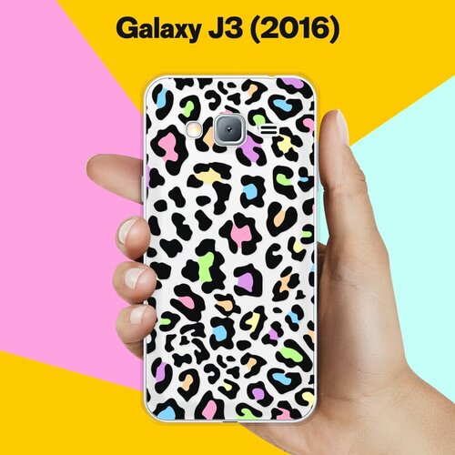 Силиконовый чехол на Samsung Galaxy J3 (2016) Пятна 100 / для Самсунг Галакси Джи 3 2016