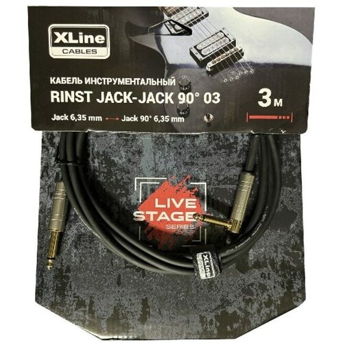 Кабель аудио 1xJack - 1xJack Xline Cables RINSTJACK-JACK 9003 3.0m кабель аудио 1xjack 1xjack xline cables rinst jack jack 045 4 5m