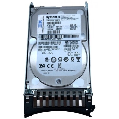 Жесткий диск IBM 9FY246-039 500Gb SAS 25 HDD 4061000₽