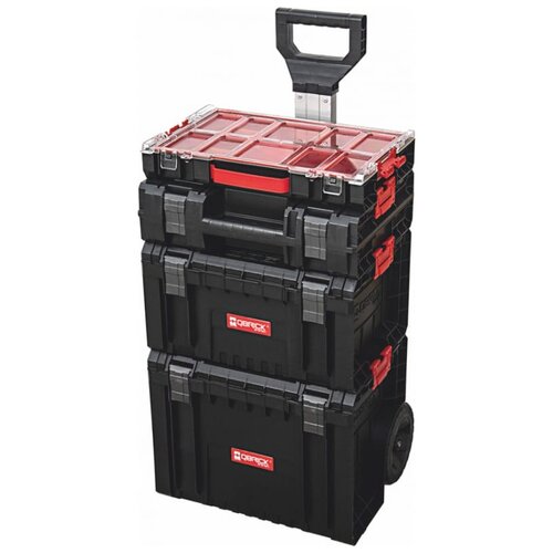 набор ящиков qbrick system pro set 1 3 в 1 pro cart pro toolbox pro toolcase Набор ящиков Qbrick System System 5in1 10501343, 40x41x77 см, черный, 5 шт.