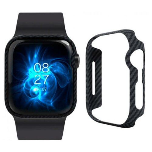 Pitaka Чехол Pitaka Air Case для Apple Watch Series 4/5/6/SE 40 мм чёрный карбон KW1001A