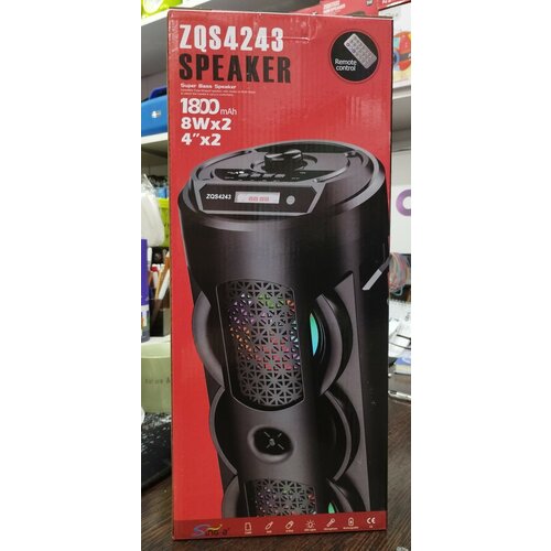 Портативная переносная акустическая колонка ZQS-4243 BluetoothUSBMicroSD 250000₽