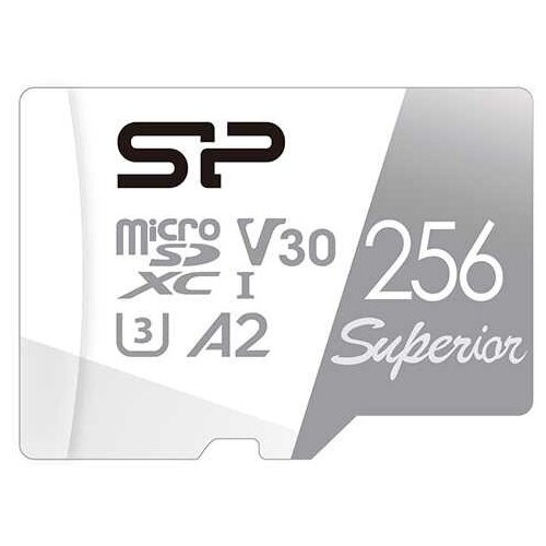 карта памяти silicon power 256gb superior pro a2 microsdxc colorful Флеш карта microSDXC Silicon Power 256GB SP256GBSTXDA2V20SP Superior + adapter