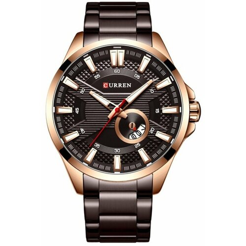 фото Наручные часы curren, коричневый