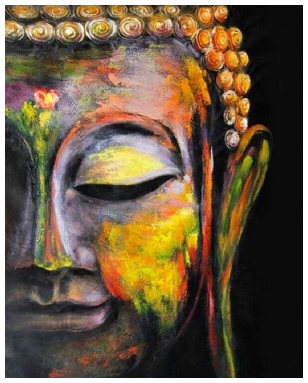 Картина по номерам Статуя Будды 40х50 см