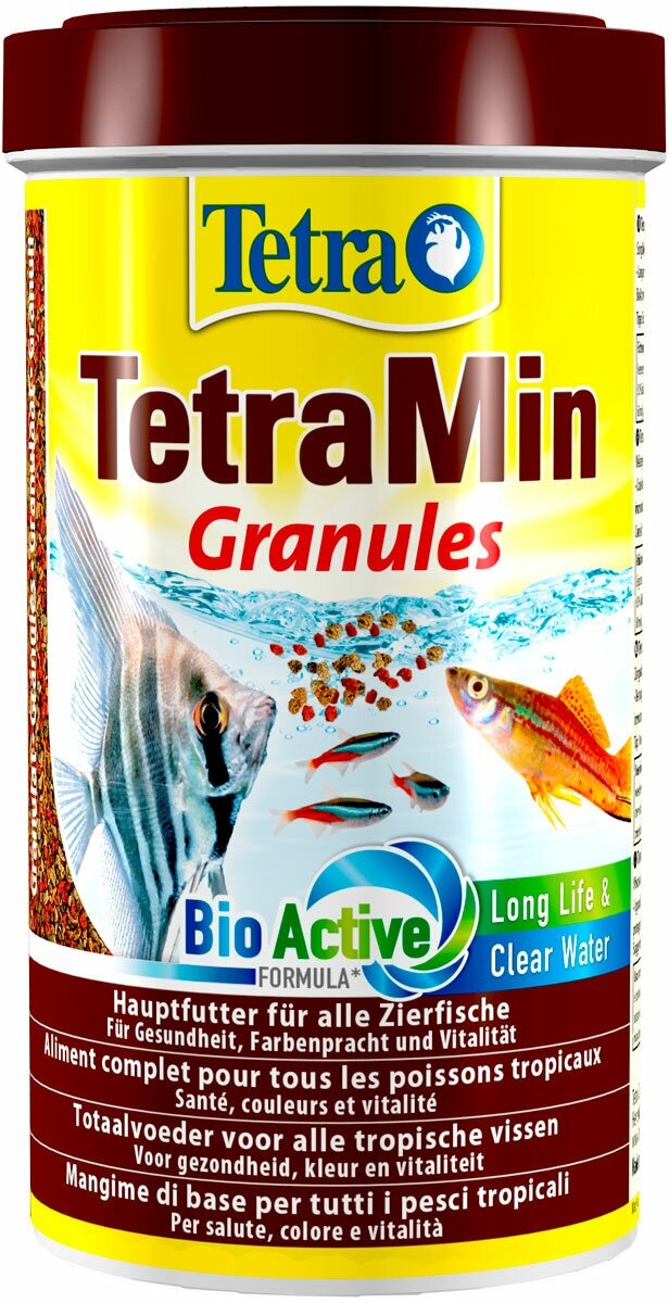 TETRAMIN GRANULES корм гранулы для всех видов рыб (500 мл х 2 шт)