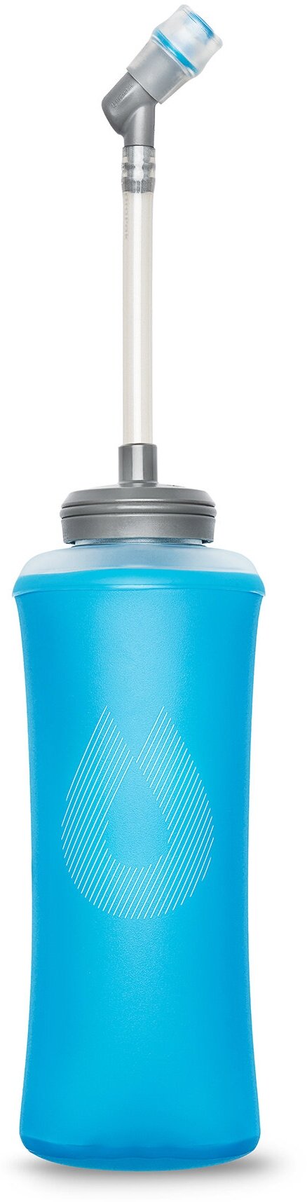 Мягкая бутылка для воды с трубкой HydraPak Ultraflask Speed 0,6L (AH164) голубая