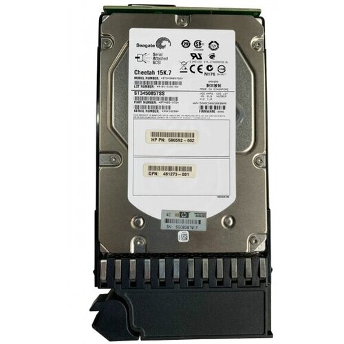 Жесткий диск HP 586592-002 450Gb SAS 3,5 HDD жесткий диск hp 450 гб 586592 002